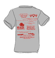 Bread & Roses T Shirt - back image