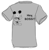 Hey, Boss!!! T Shirt image