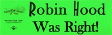Robin Hood Was Right sticker image