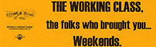 The Working Class sticker image
